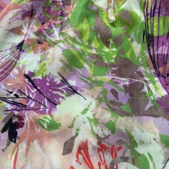 Allen B. Schwartz Y2K floral sheer top. - Picture 8 of 8